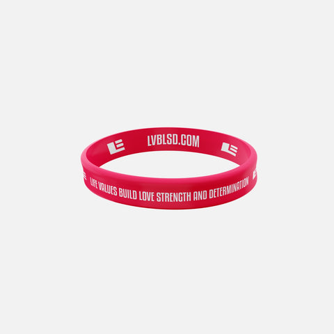 LVBLSD Rubber Bracelet (Red)