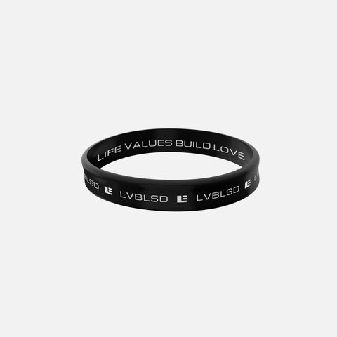 LVBLSD Rubber Bracelet (Black)